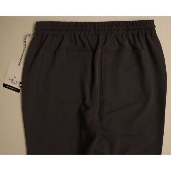 Beyond Scrubs 2002SB_T Women's Sz XS-T Pewter Black Joy Jogger Pants - Picture 6 of 9